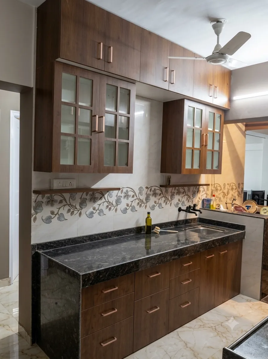 Warm luxury kitchen