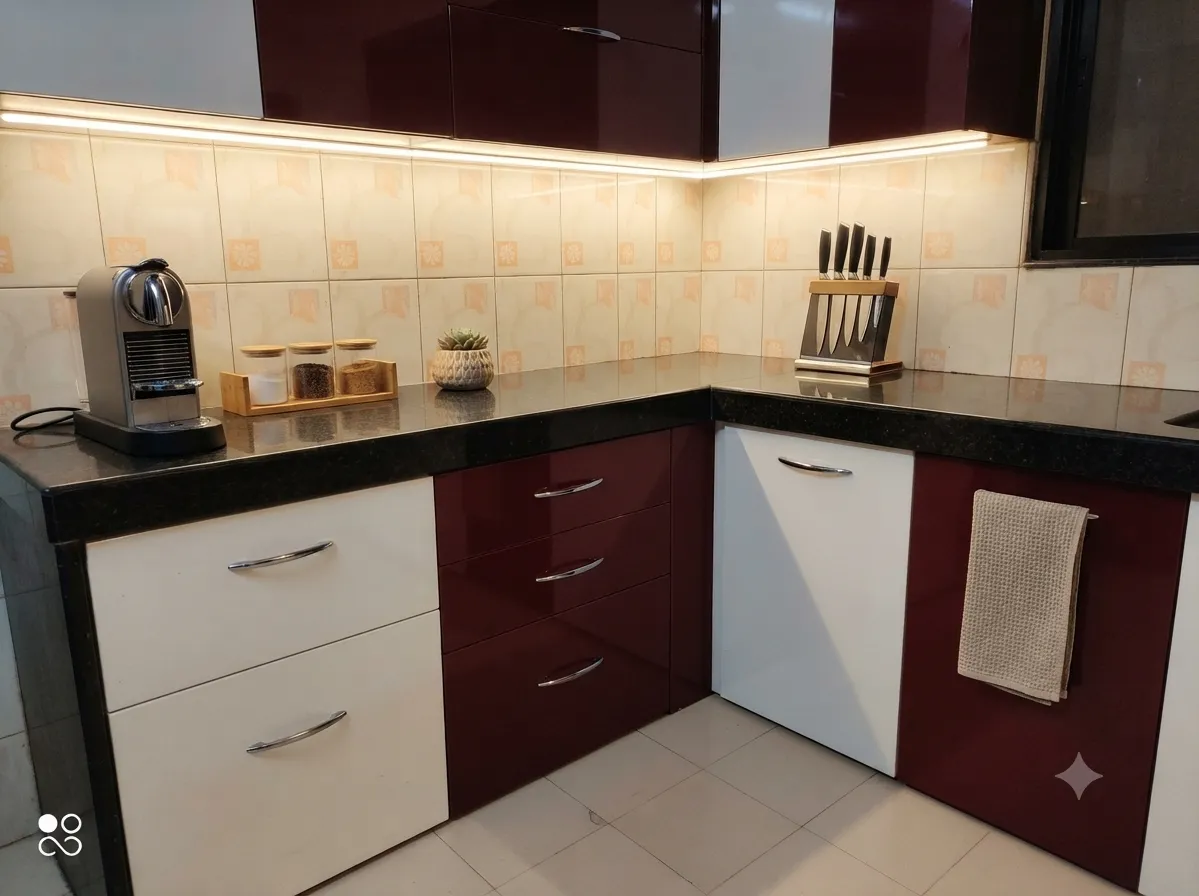 Walnut kitchen concept option A