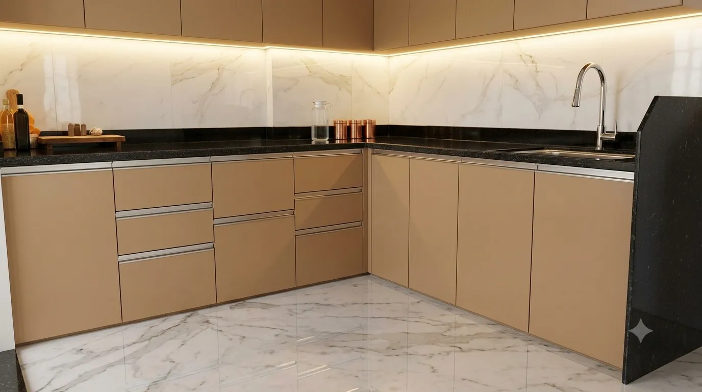 The dining corner adjoining the kitchen